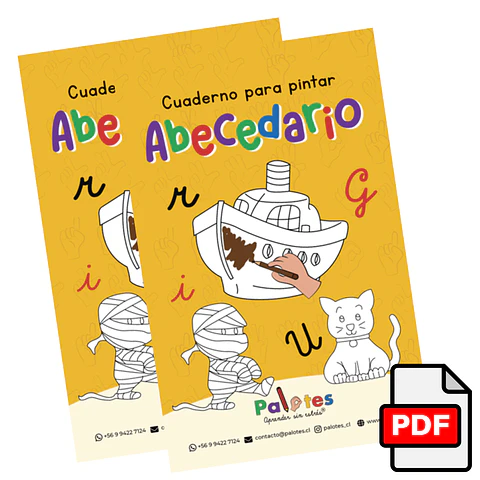 Libro para pintar Abecedario PDF
