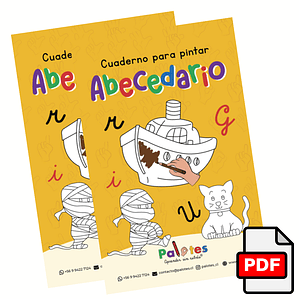 Libro para pintar Abecedario PDF