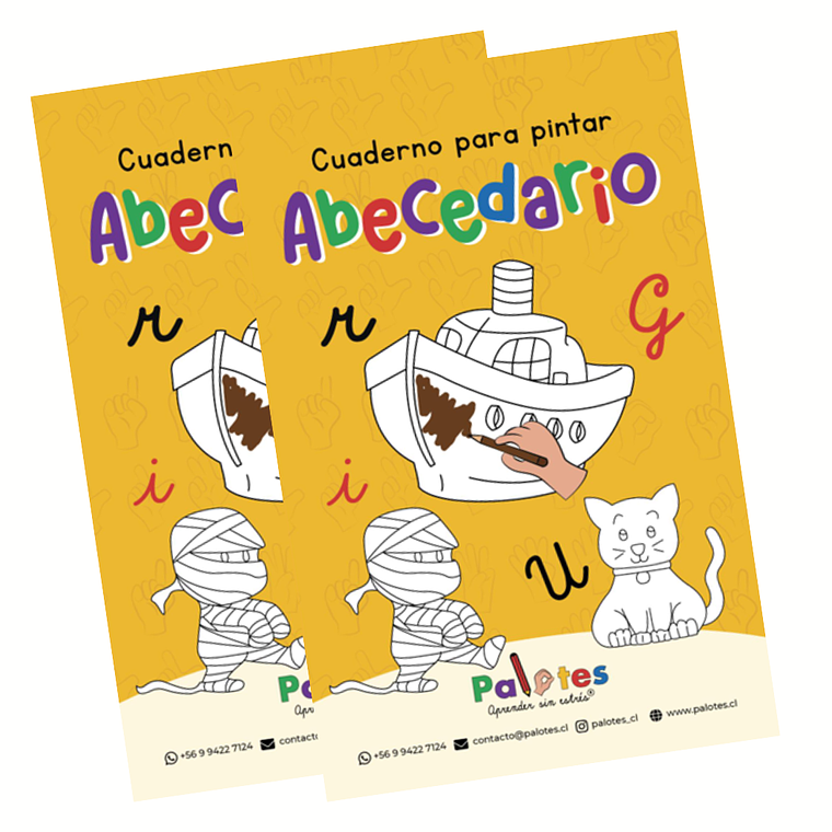 Libro para pintar Abecedario 1