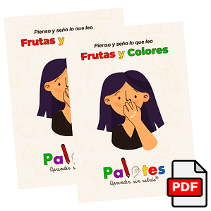 Pienso y seño lo que leo.  Frutas y colores PDF