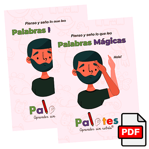 Cuadernillo Para Aprender Lengua De Señas Chilena - Palabras mágicas- PDF