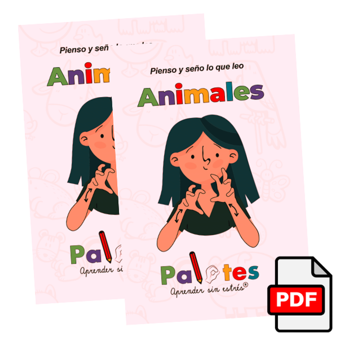 Cuadernillo Para Aprender Lengua De Señas Chilena - Animales PDF 1