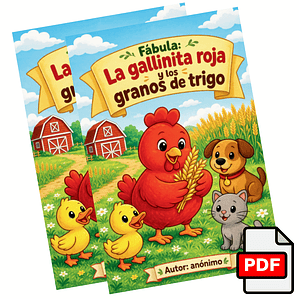La gallinita roja + guía de lectura comprensiva PDF