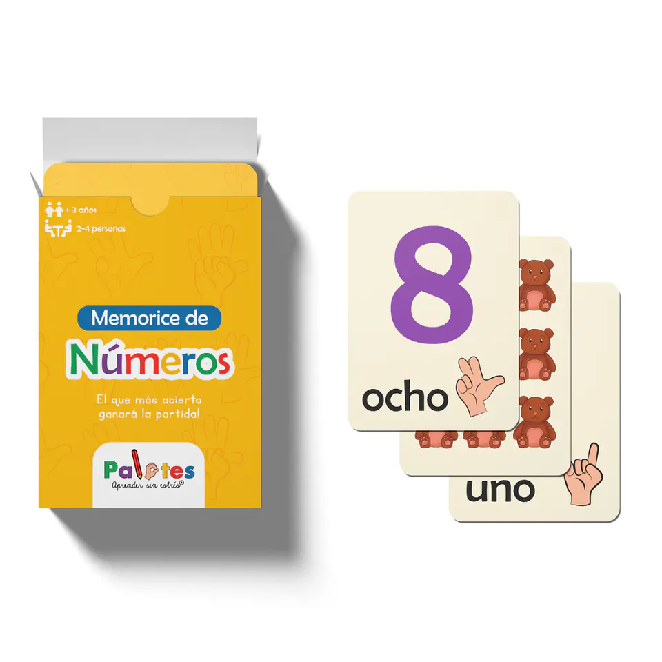 Memorice de Números con Lengua de Señas 1
