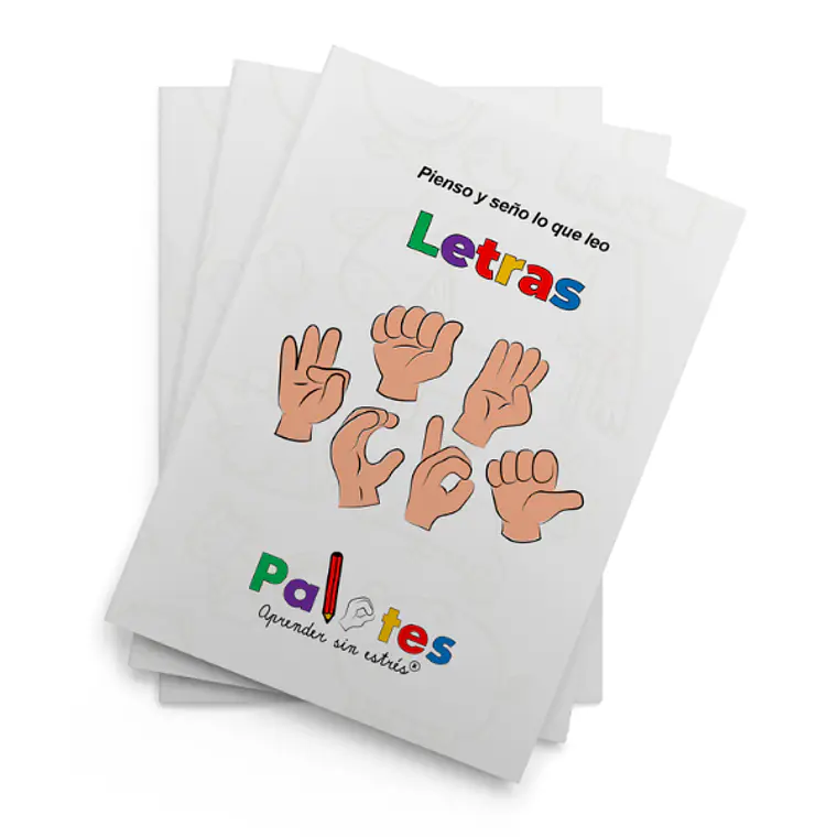 Cuadernillos para aprender las letras en Señas  1