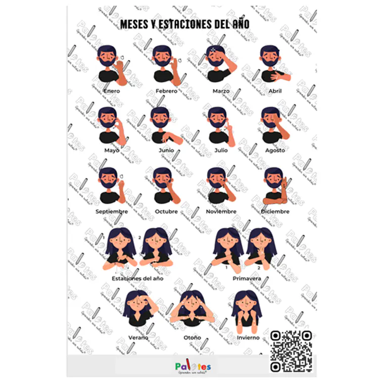 Vocabulario básico Señas Chilena 6