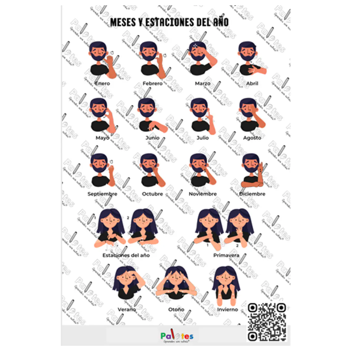 Vocabulario básico Señas Chilena PDF 6