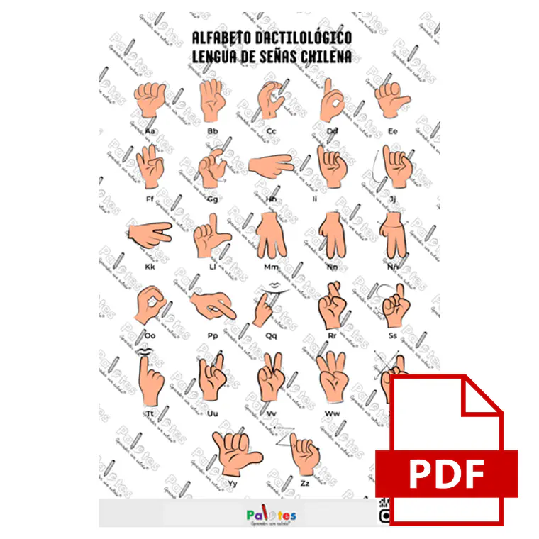 Vocabulario básico Señas Chilena PDF 1