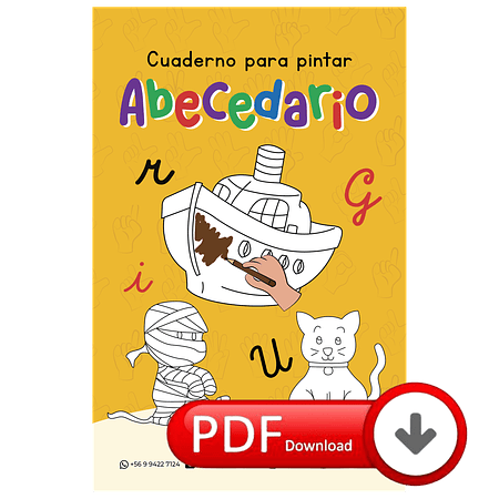 Libro para pintar el abecedario PDF