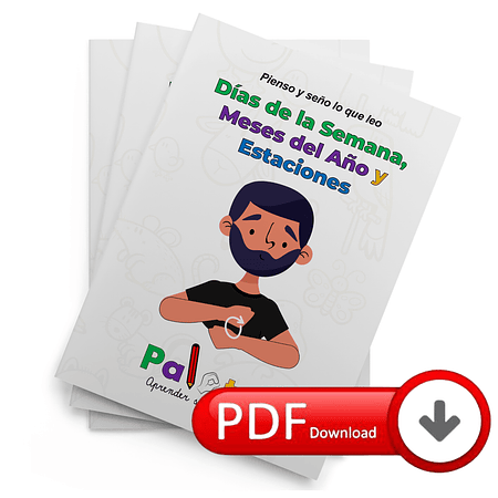 Cuadernillo Para Aprender Lengua De Señas Chilena - DÍAS, MESES Y ESTACIONES DEL AÑO.
