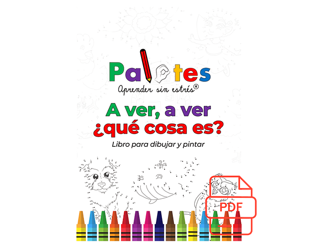 Cuadernillo para unir números y armar dibujos. 