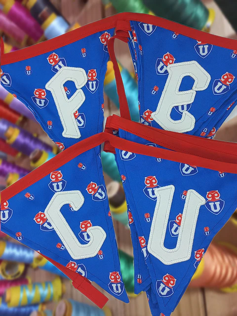 Banderín U de Chile FELIZ CUMPLEAÑOS
