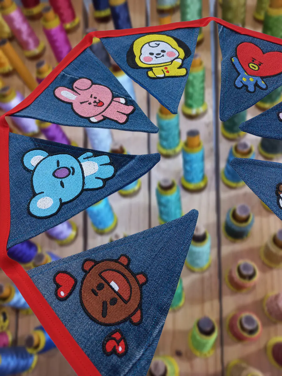 Banderín Bts  completos 1