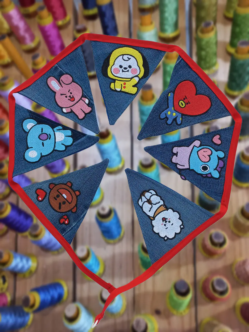Banderín Bts  completos 2