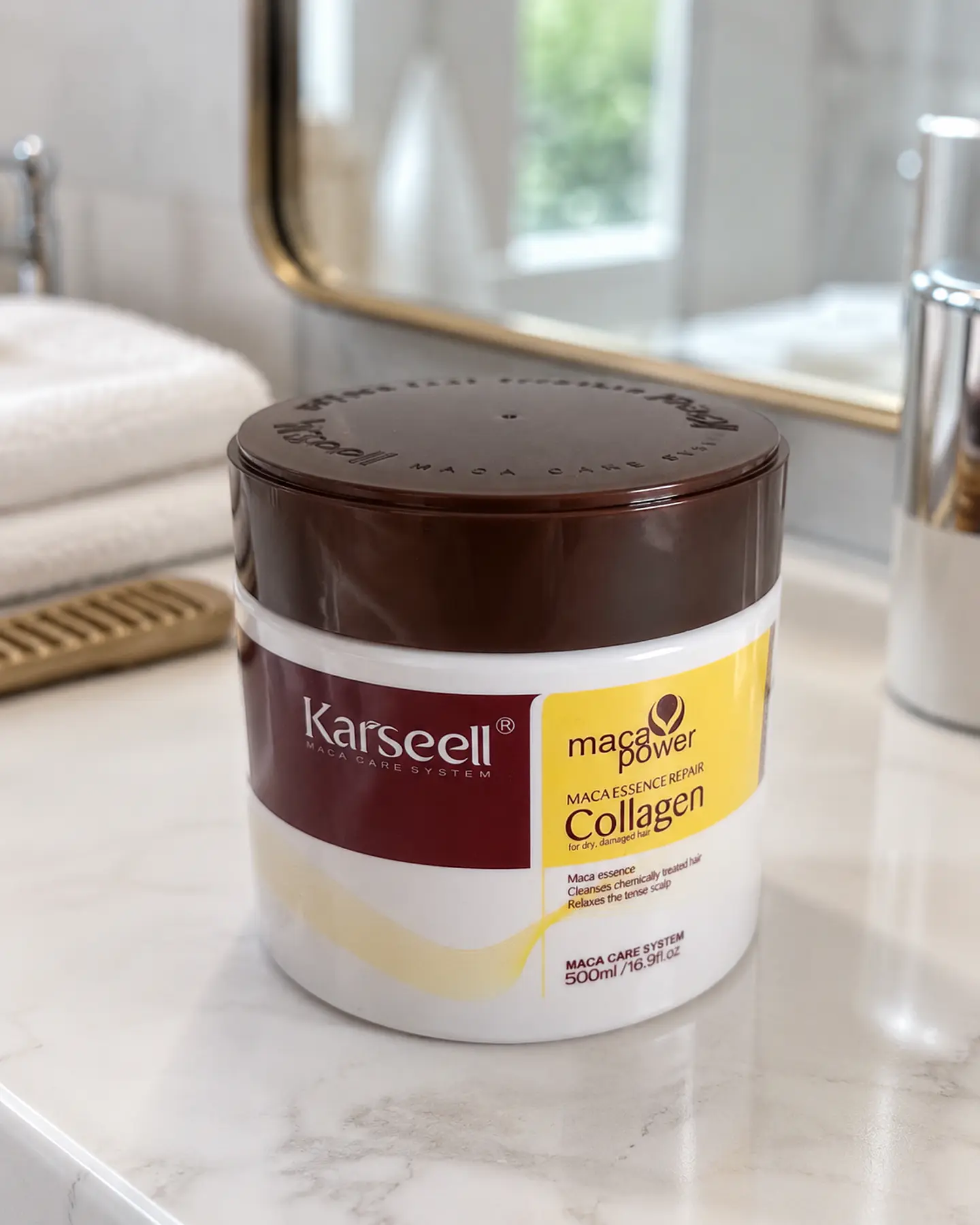 Mascarilla Capilar Karseell Maca Power Collagen 500 ml 3