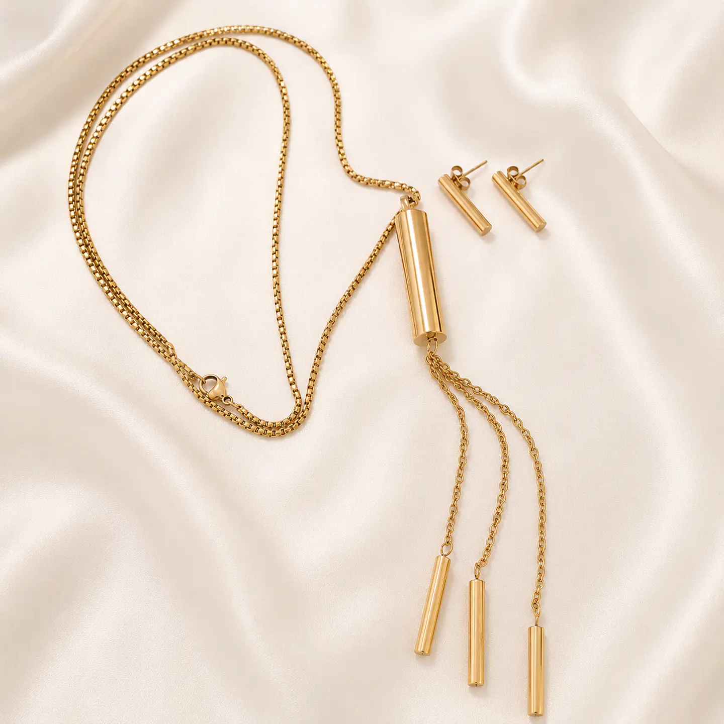 Set Collar + Aros Dorados 1