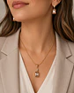 Set Collar + Aros Cristal Champagne - Miniatura 4