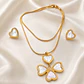 Set Collar + Aros Corazones - Miniatura 1