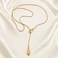 Collar Dorado Tipo Lazo - Miniatura 1