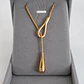 Collar Dorado Tipo Lazo - Miniatura 2