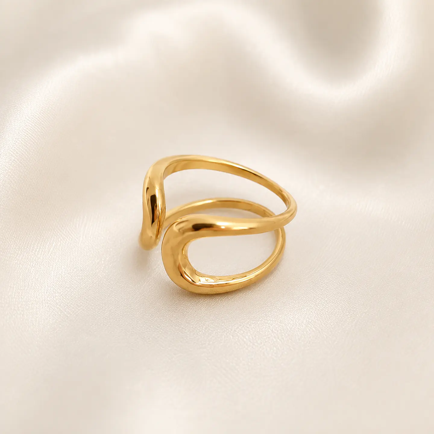 Anillo Dorado Sculpt 1