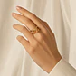 Anillo Dorado Sculpt - Miniatura 4