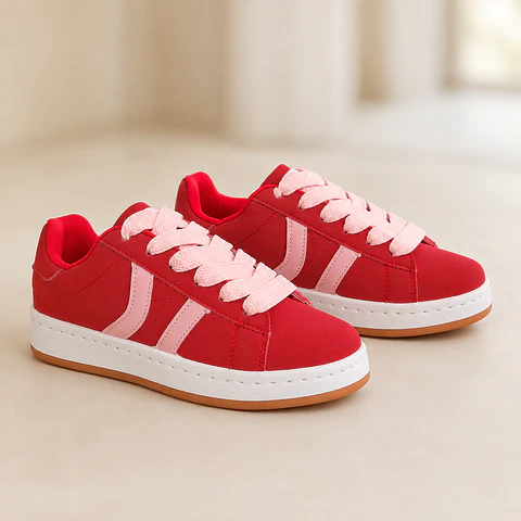 Zapatilla Fiorella Urbana Roja