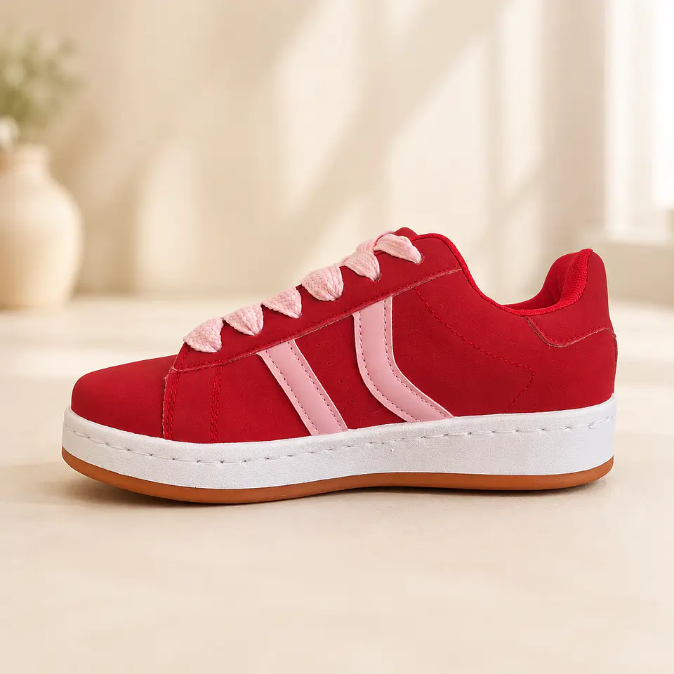 Zapatilla Fiorella Urbana Roja 3