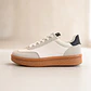 Zapatilla Urbana Blanca con Detalles Gris y Negro - Miniatura 3