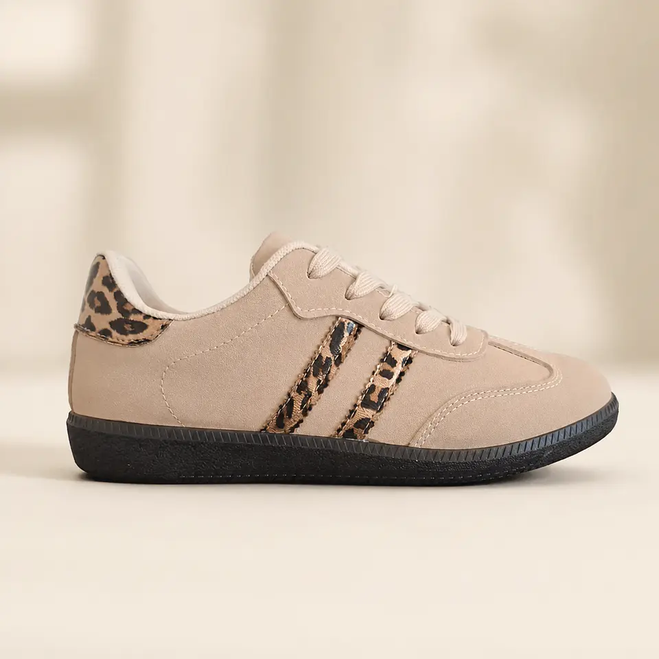 Zapatilla Urbana Beige Print 3