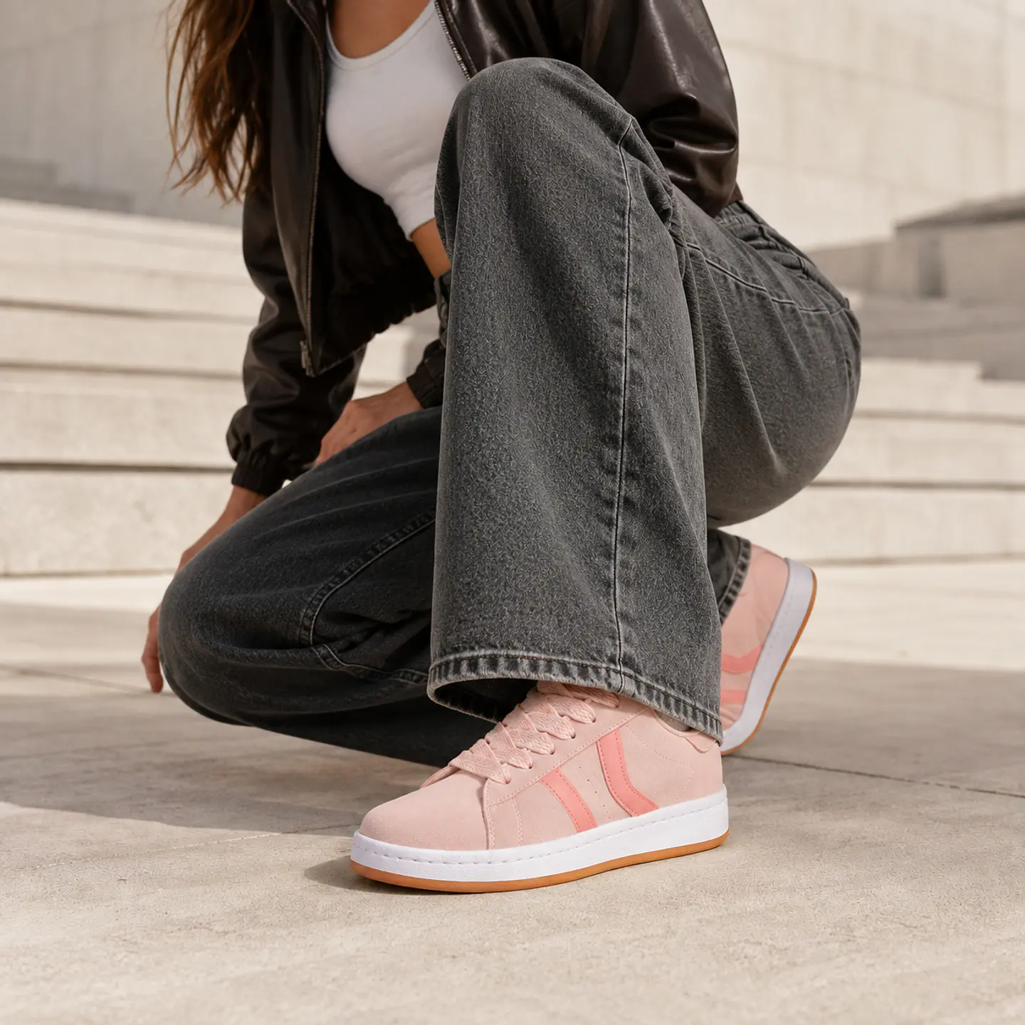 Zapatilla Urbana Rosada 1