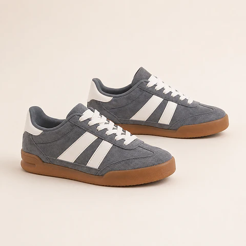 Zapatilla Urbana Gris Azulada
