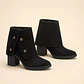 Bota Convertible Gamuzada Negra - Miniatura 3