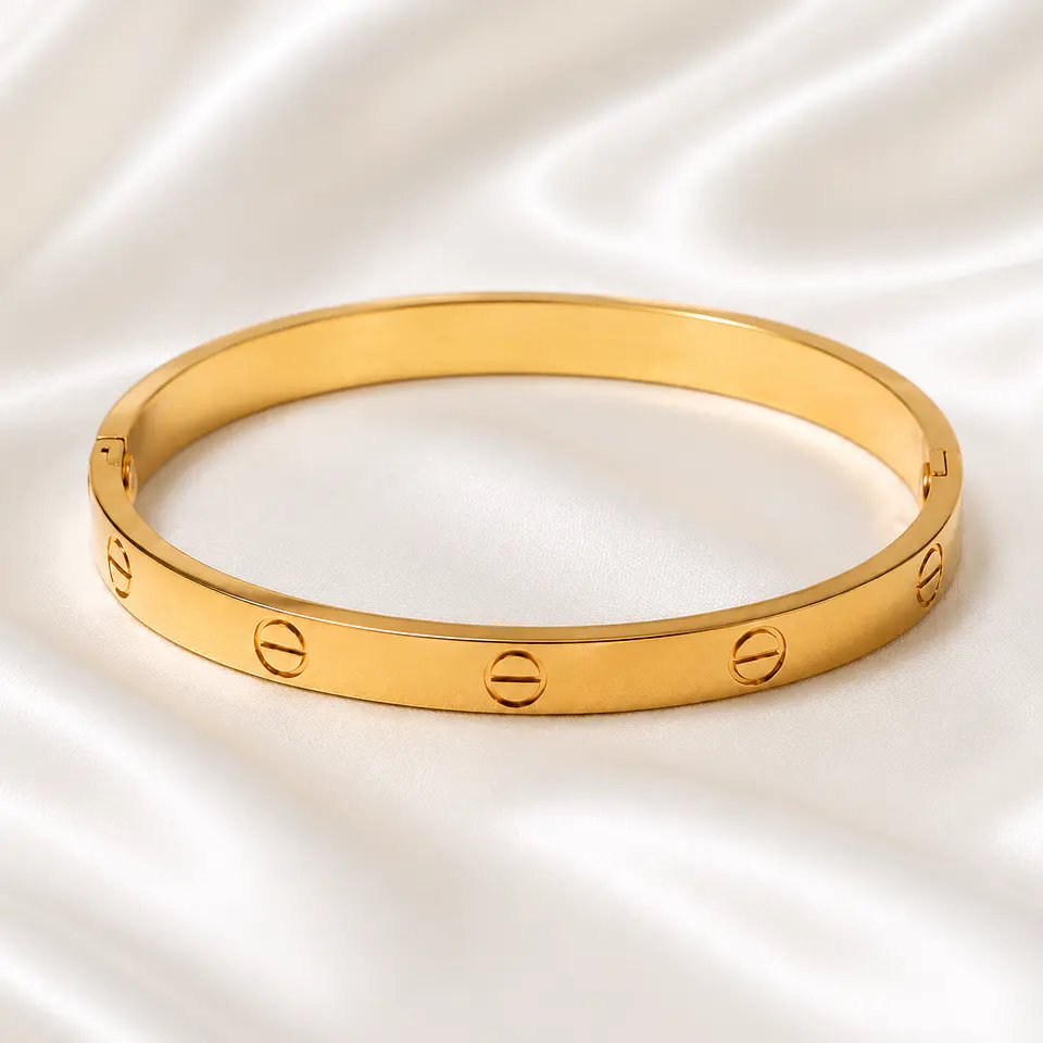 Pulsera Dorada Minimal 1
