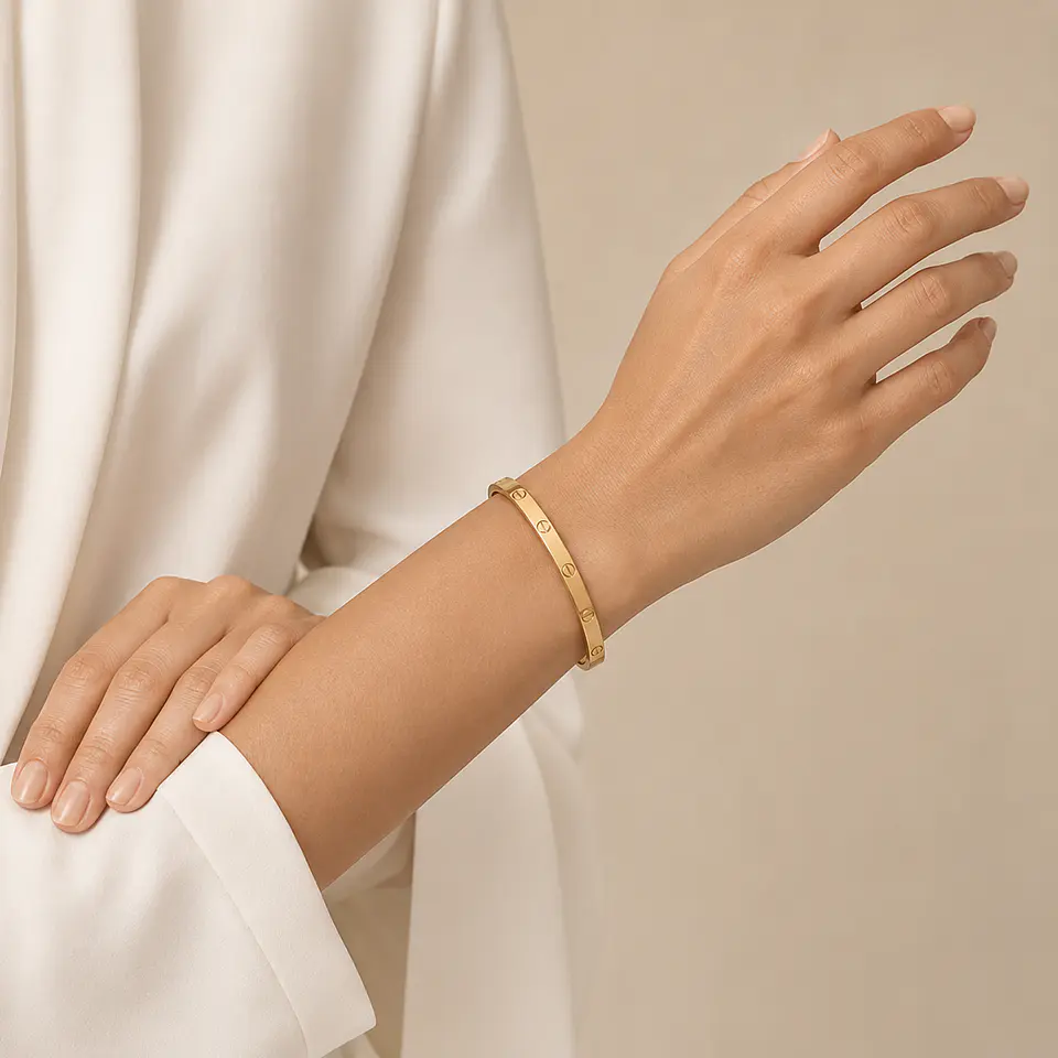 Pulsera Dorada Minimal 3