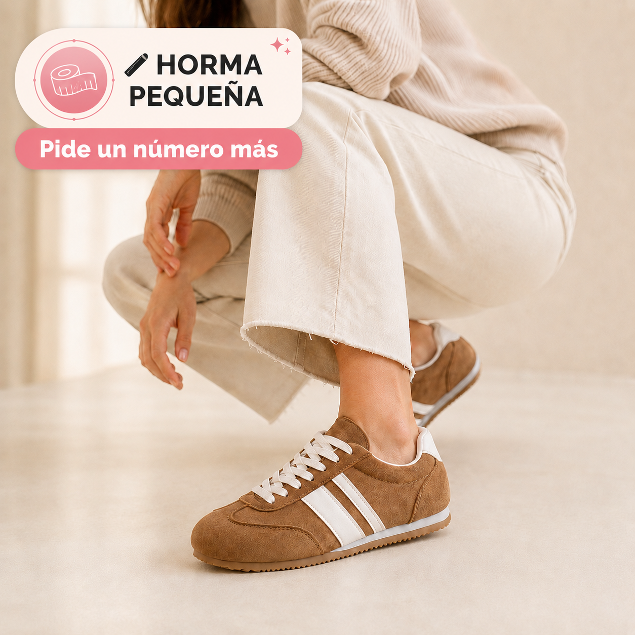 Zapatillas Hera Camel