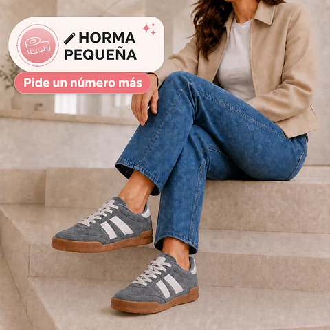 Zapatilla Urbana Gris Azulada