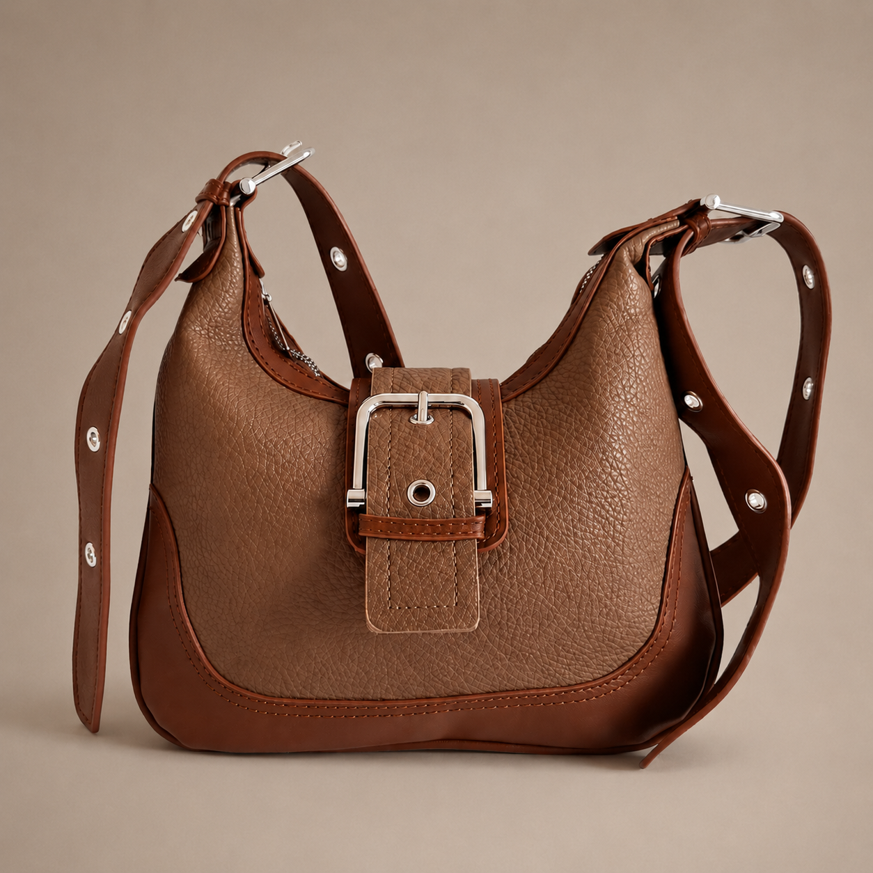 Cartera de Hombro con Hebilla