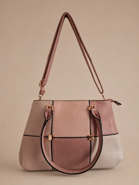 Cartera Tricolor con Correa Ajustable
