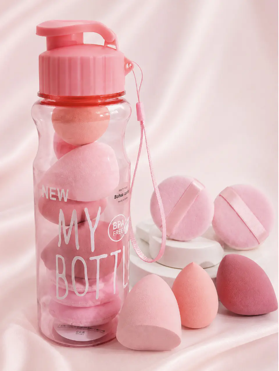 Set de Esponjas y Borlas de Maquillaje My Bottle  3