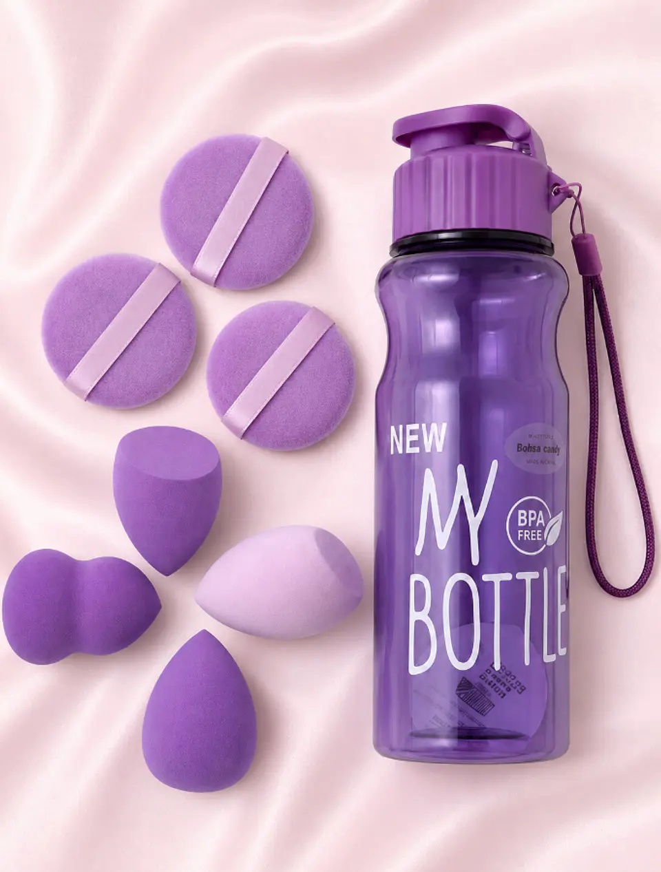 Set de Esponjas y Borlas de Maquillaje My Bottle  5