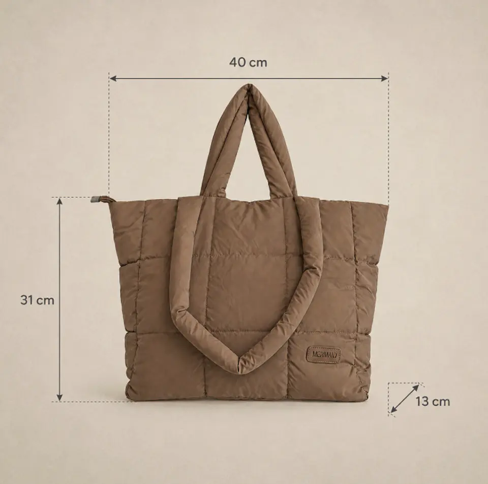 Bolso Acolchado Tote Mermaid 4