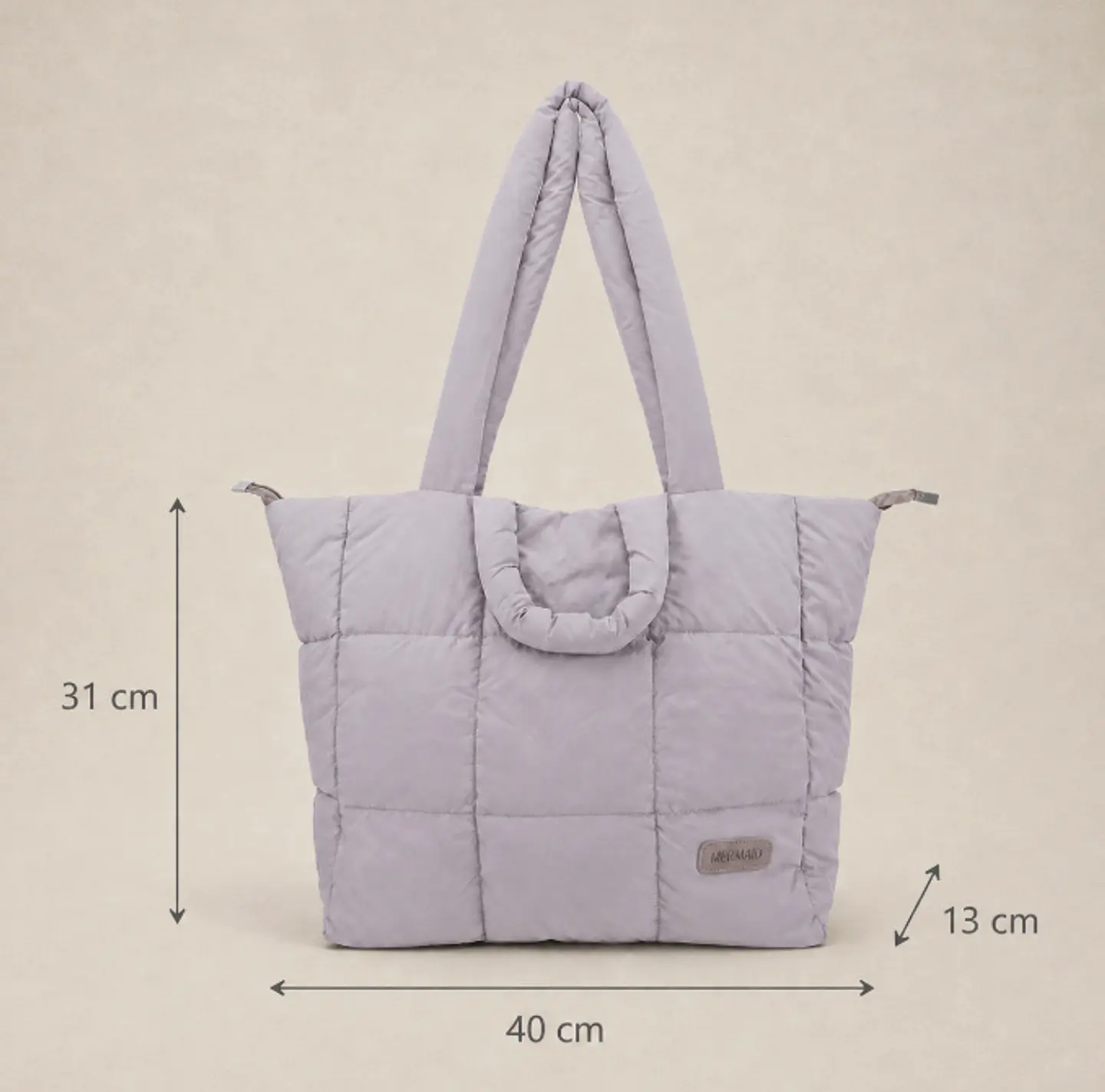 Bolso Acolchado Tote Mermaid 6