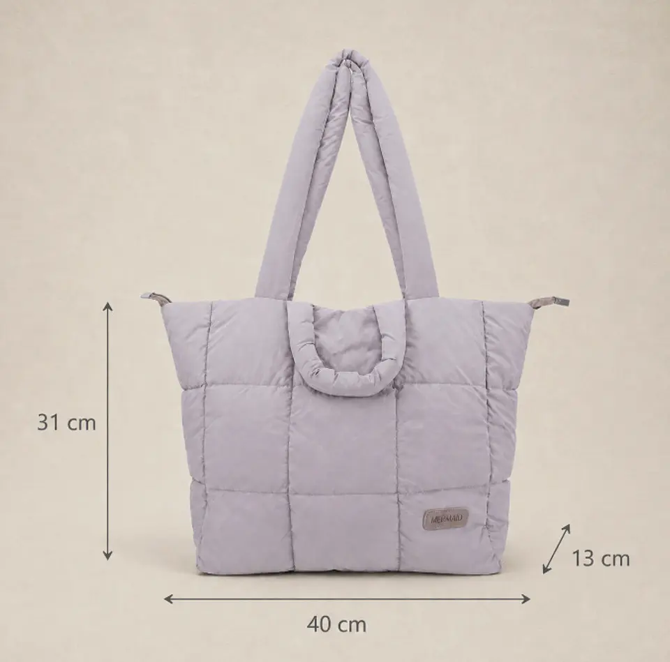 Bolso Acolchado Tote Mermaid 6