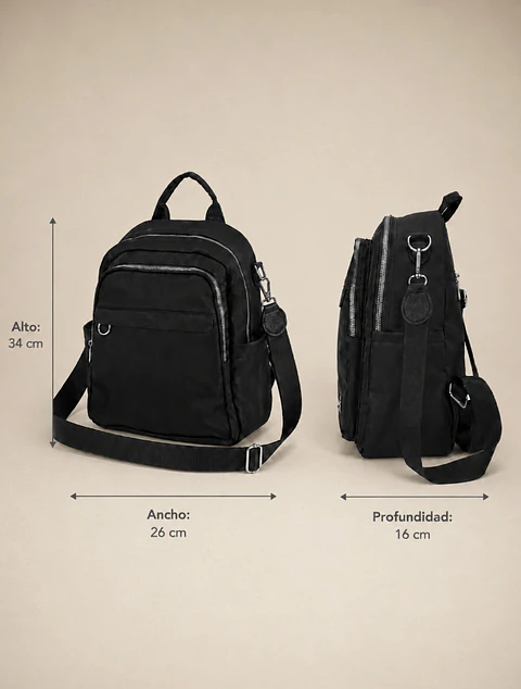 Mochila Convertible Urbana con Correa Desmontable