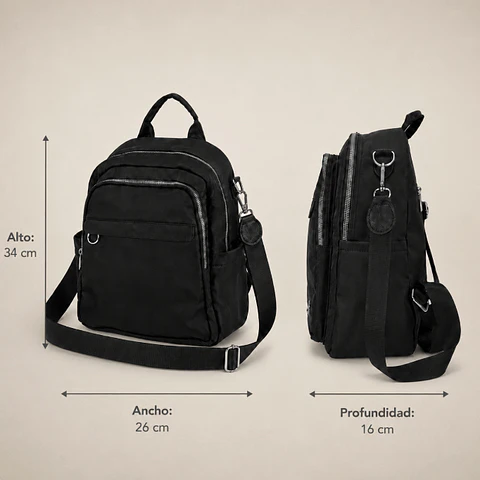 Mochila Convertible Urbana Negro