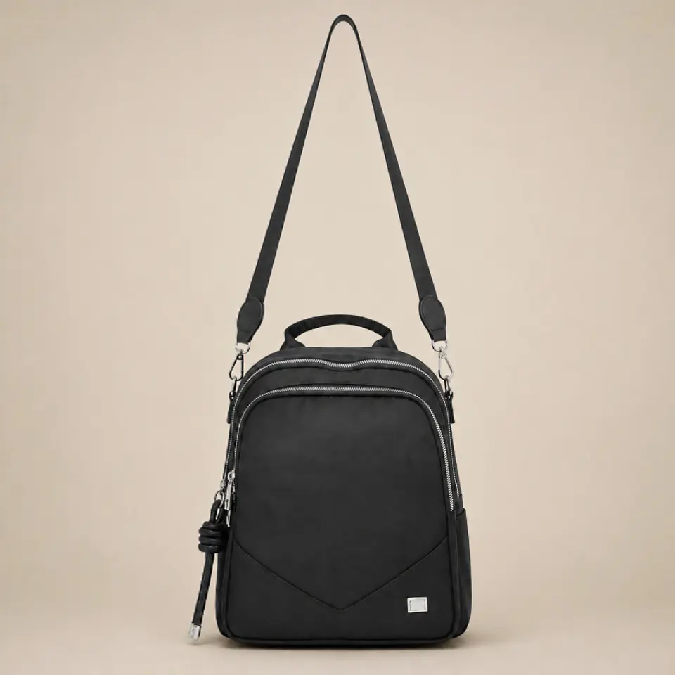 Mochila Convertible Urbana Negro 4