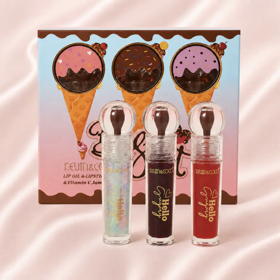 Set Labial Be Sweet Kevin & Coco  1