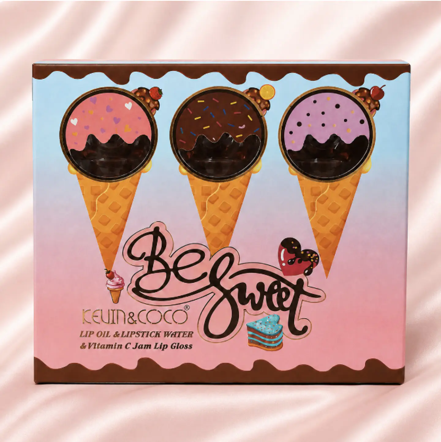 Set Labial Be Sweet Kevin & Coco  3