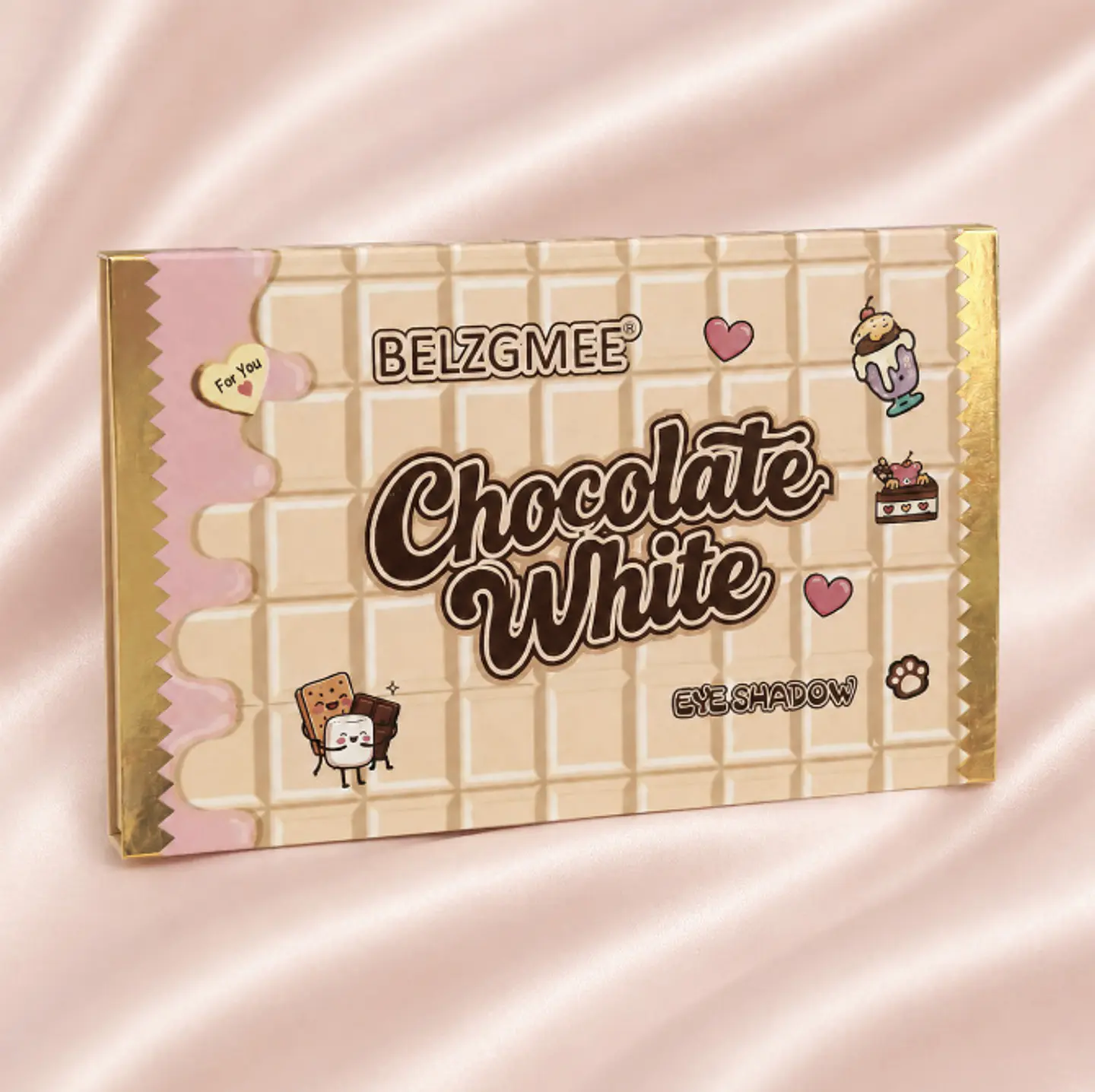 Paleta de Sombras Chocolate White Belzgmee – 24 Tonos 1
